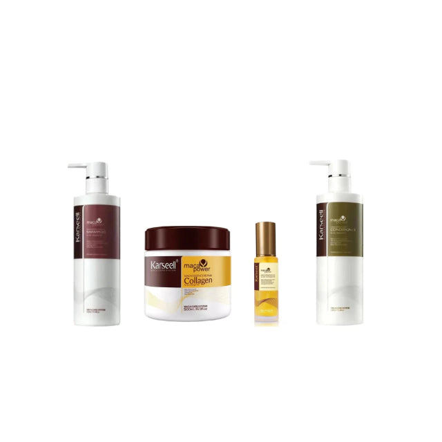 Kit Karseell x4 – Shampoo + Acondicionador + Máscara Collagen + Oil